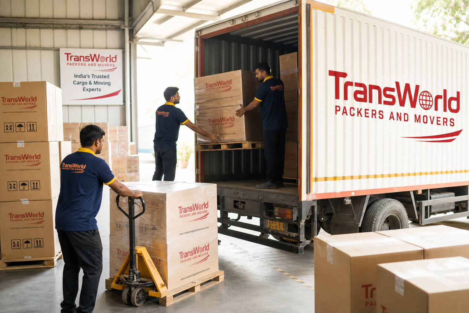 Cargo Services | TransWorld Packers and Movers