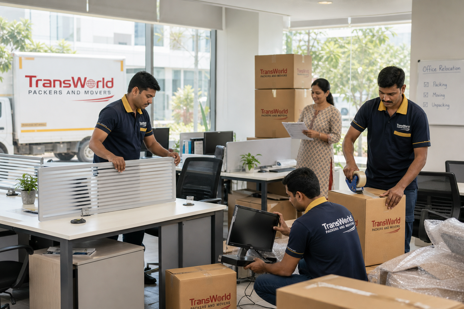 Office Shifting | TransWorld Packers and Movers