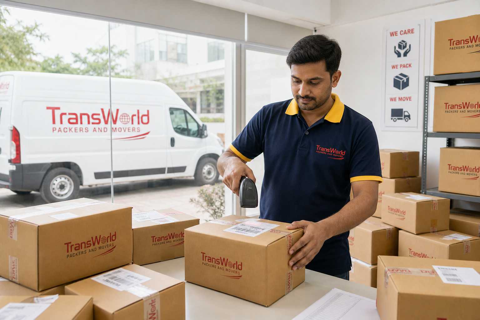 Parcel Services | TransWorld Packers and Movers