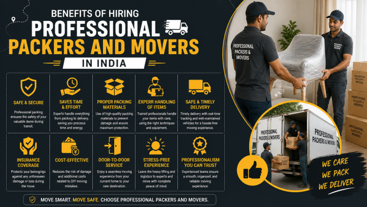 Benefits Of Hiring Professional Packers and Movers in India